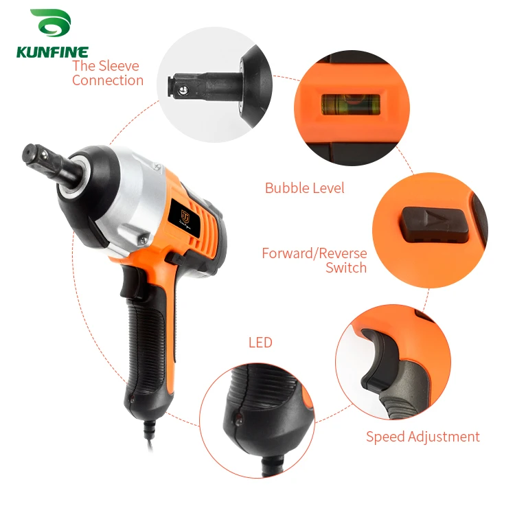 KUNFINE DC12V 2T Electric Impact Wrench & Electric Jack 004 (5)