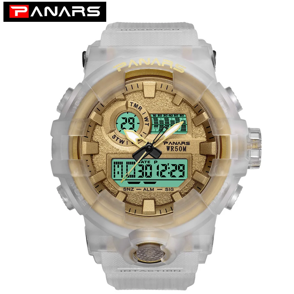 

PANARS New Waterproof Men Sports Watches Luxury Brand Fashion Military Digital Watch LED Electronic Clock Men relogio masculino