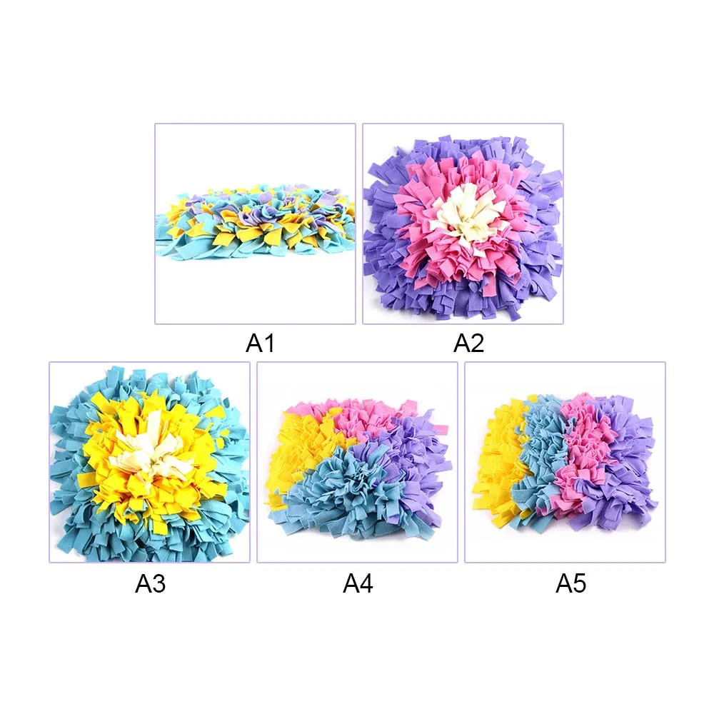 Милый ароматизированный коврик для собаки, тренировочная игра в форме цветка, медленный питательный материал, снятие стресса, игрушка для питомца, игрушка для сна, одеяло