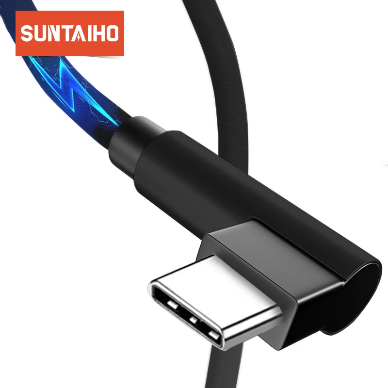 USB Type C Cable,Suntaiho L-Shaped USB C Cable for Xiaomi mi9 Fast Charger Data Cable for Huawei P20 Pro Samsung Galaxy S9 S8 USB Type C Cable,Suntaiho L-Shaped USB C Cable for Xiaomi mi9 Fast Charger Data Cable for Huawei P20 Pro Samsung Galaxy S9 S8