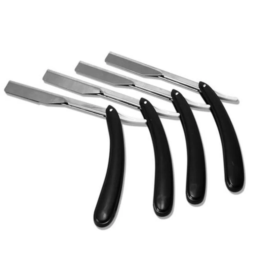1 PCS Men Straight Edge Stainless Steel Hair Shaper Barber Razor