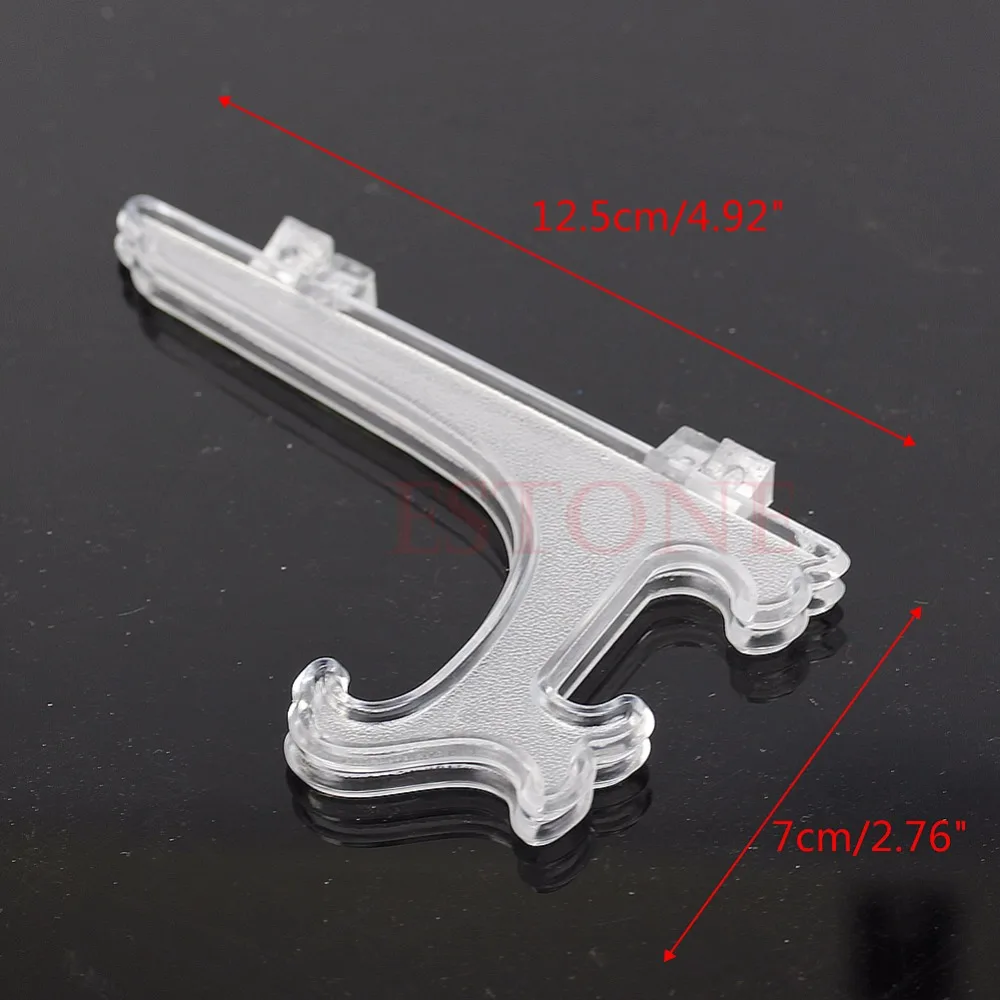 

5pcs/set Acrylic Plate Holders Display Dish Rack Height 2Colors Free Shipping