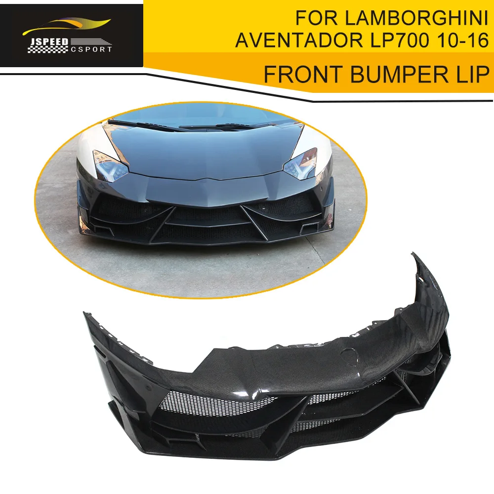 Углеродное волокно передний бампер спойлер чехол для Lamborghini Aventador LP700 4 Roadster Pirelli 10