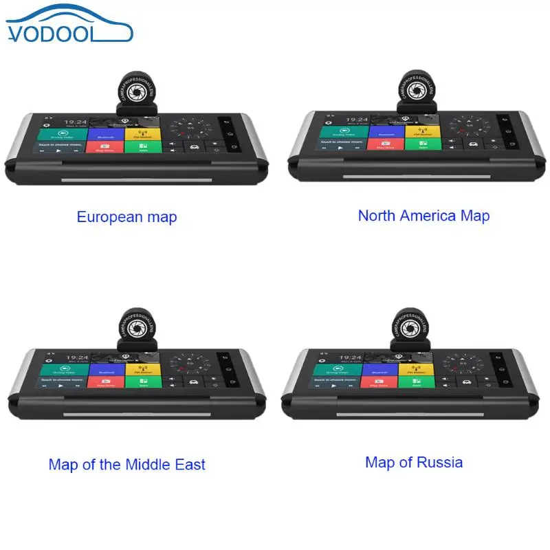 

Retractable 6.86inch Center Console 4G Smart Car GPS Navigation Navigators Middle East/Russia/Europe/North America Map