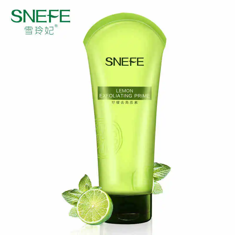 SNEFE Lemon Facial Cleanser Natural Organic Facial Exfoliator