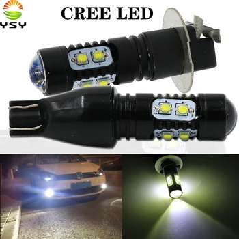 

YSY 20pcs car 880 led H3 led canbus super drl White 6 LED Tail Headlamp Fog Light Daytime Running Light auto Motorcycle Lamp 12V