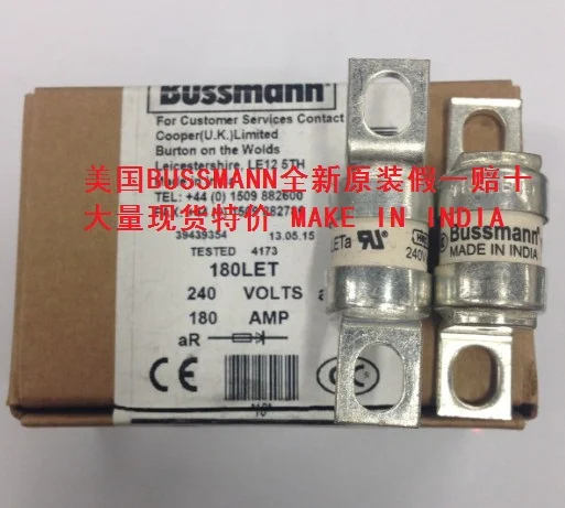 

- brand new original BUSSMANN spot let 80 a 240 v 80 HRC fuse insurance tube fuse
