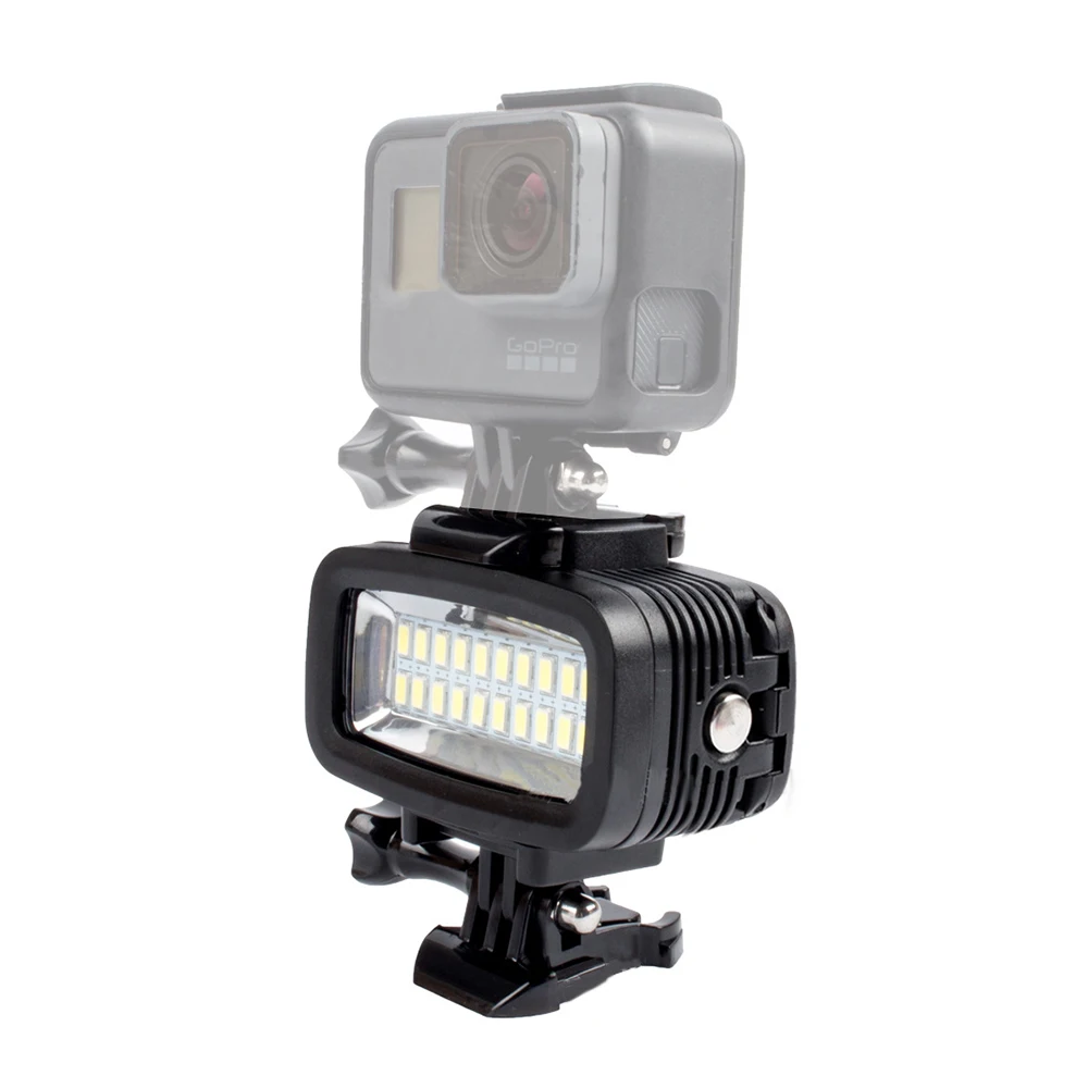 

700 Lumen Diving Fill Light High-power Underwater Led Fill Light 6W Motion Camera Fill Light with Filter for Gopro Yi SLR Camera