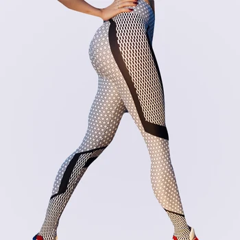 

3D Print Leggings High Waist Printed Leggings for Women Bandage Trousers Ladies Workout Push Up Hips Leggings