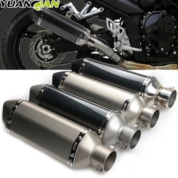 

4Color 51MM Universal Modified Escape Moto Exhaust Motorcycle Scooter Dirt Bike Muffler Pipe FOR YAMAHA YZF600 R6 YZF1000 R1 CBR