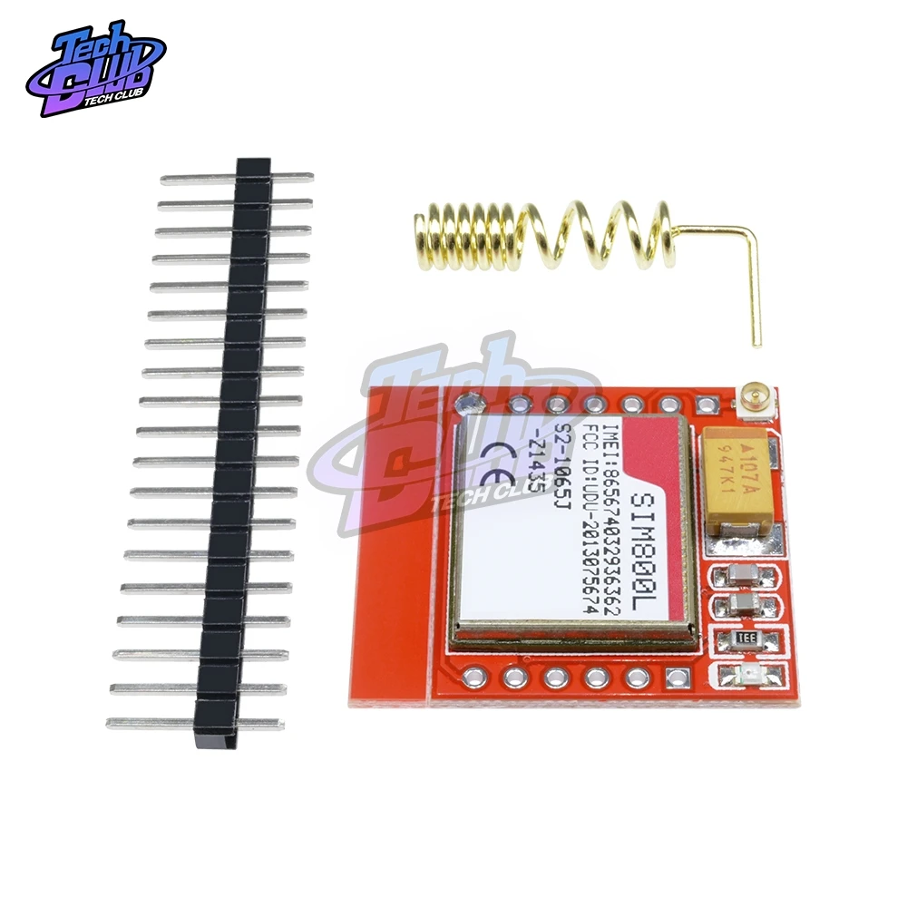 Наименьший SIM800L GPRS GSM модуль Kit Micro SIM карта ядро плата четырехдиапазонный TTL