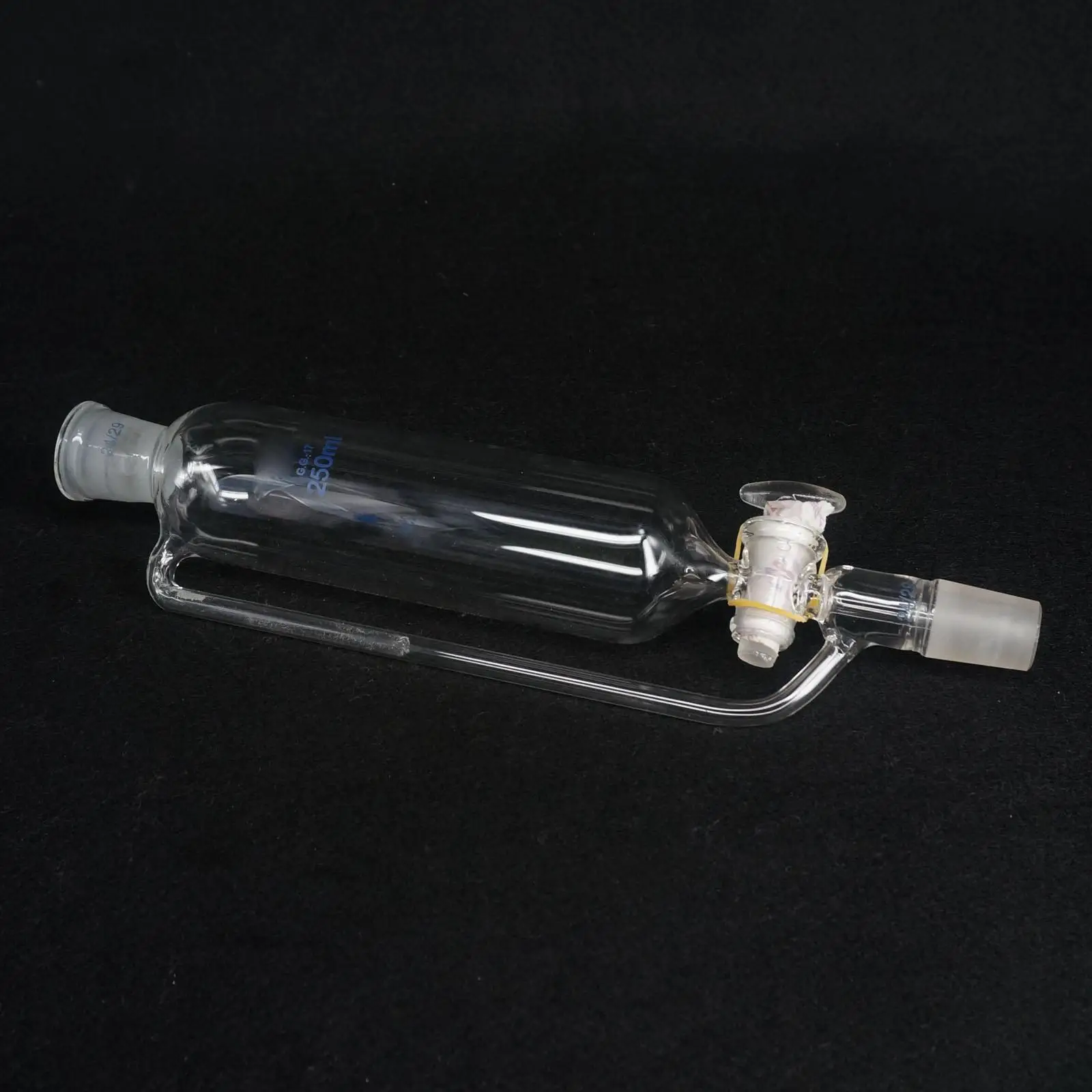 250ml 24/29 Joint Lab Pressure Equalizing Drop Funnel Column With Glass