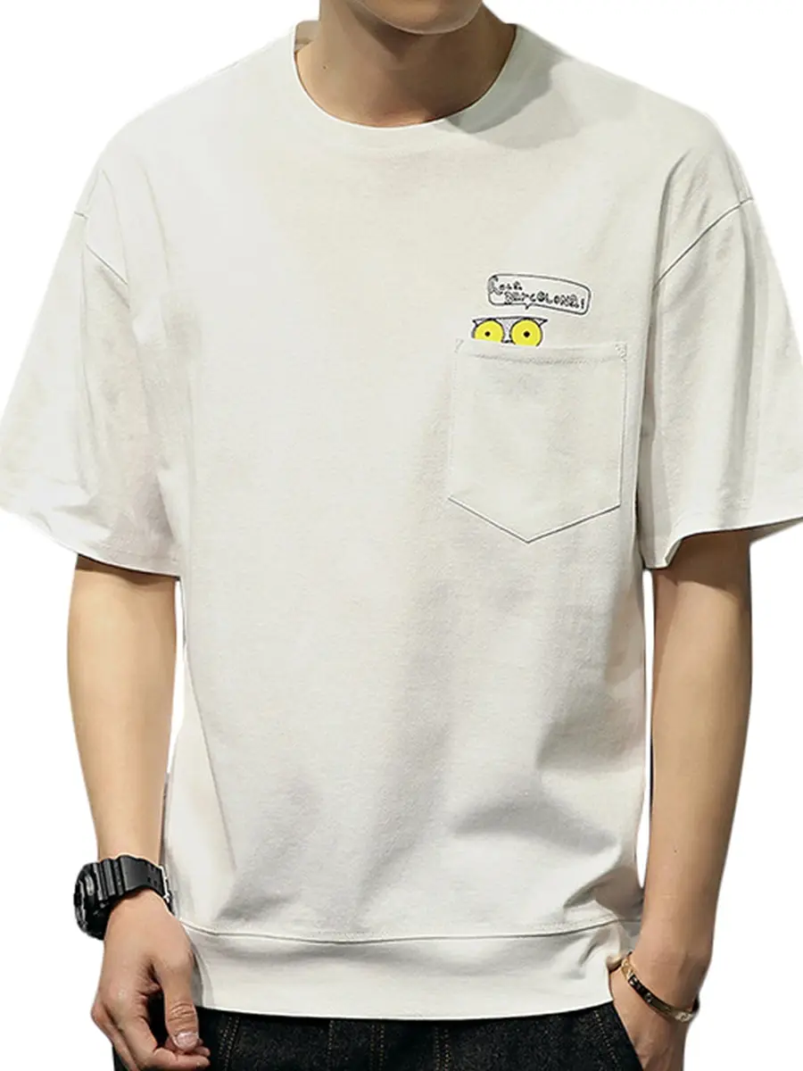 

Men's T Shirt Short Sleeve O Neck Vogue Animal Print Cozy T Shirt