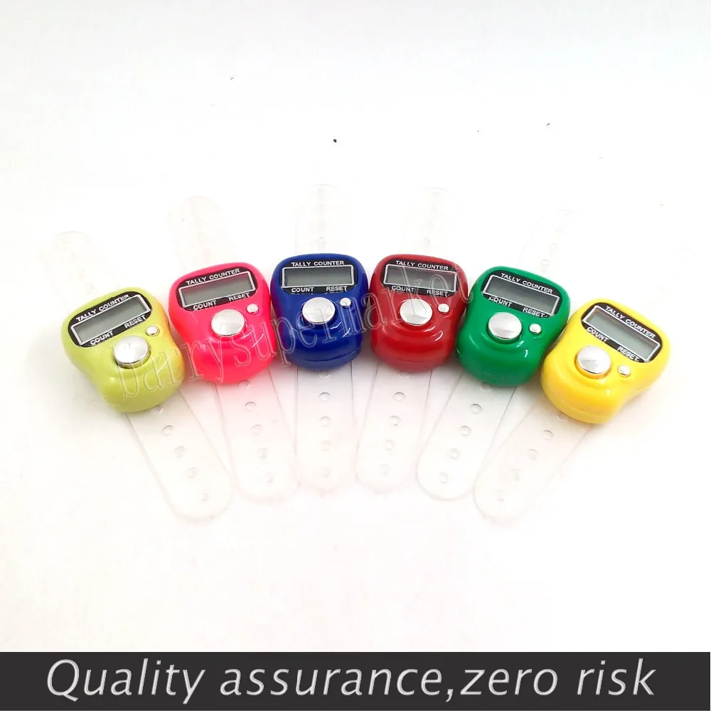 

10pcs/lot Mini LCD Electronic Digital Golf Finger Hand Held Tally Counter musabah hatim tasbih for muslim