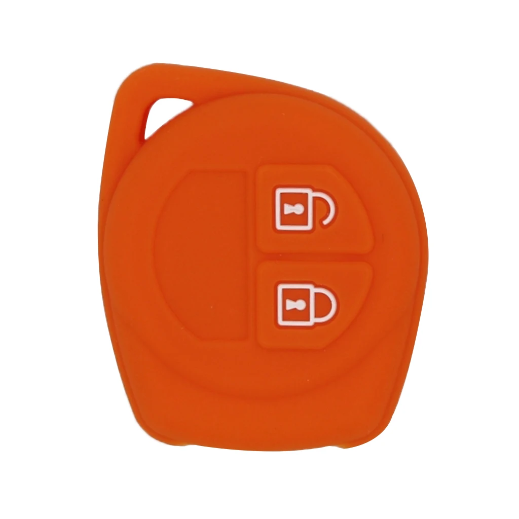 

2 Buttons Silicone Remote Smart Key Fob Case Cover For Suzuki