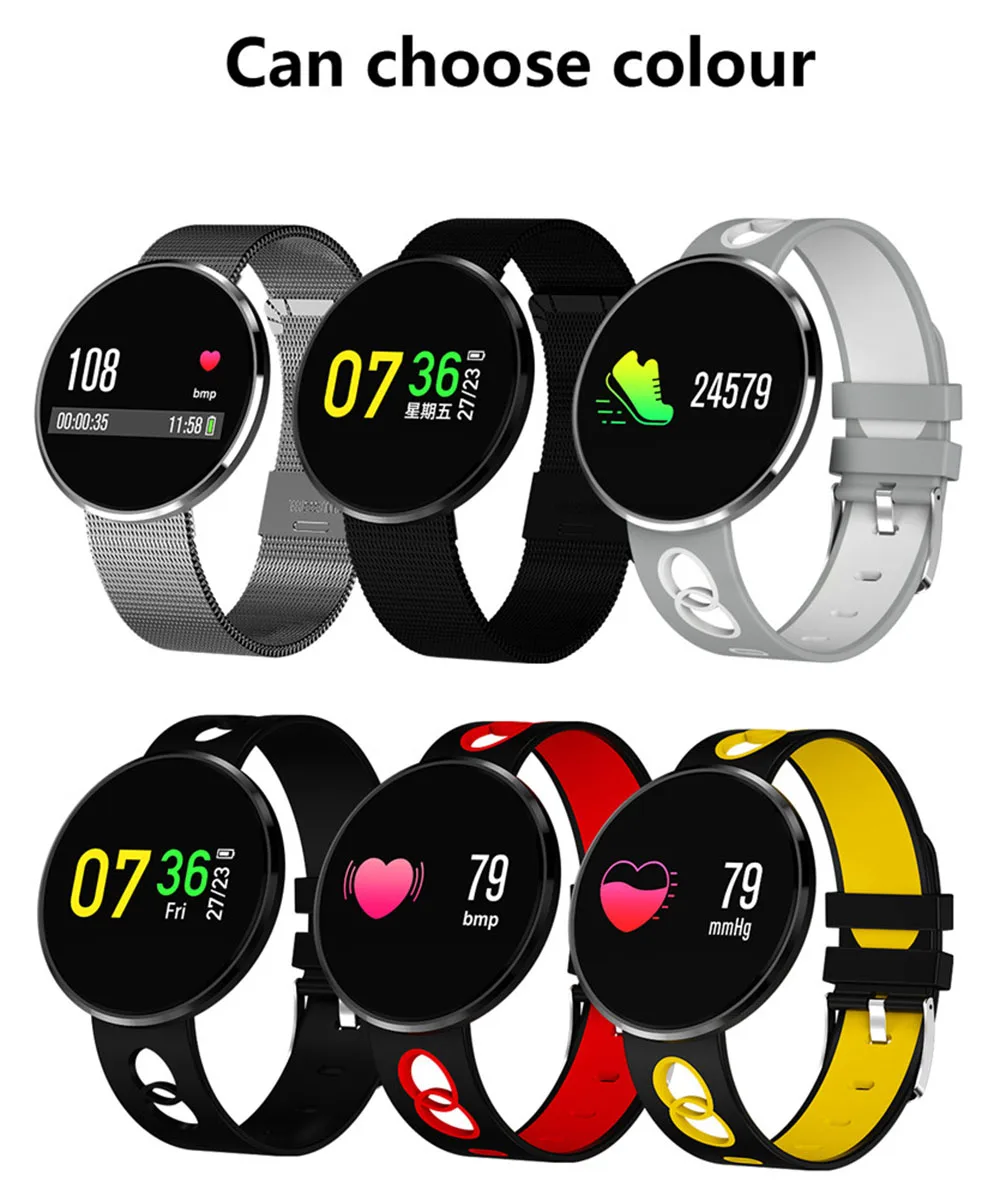 

Heart rate monitor smart watch men IP68 waterproof Bluetooth sports smart watch sleep monitoring support remote camera