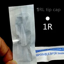 Постоянный макияж татуировки отдельный комплект стандартная машина иглы пластиковые наконечники крышки для 1R Одиночная машина иглы 500 шт/партия