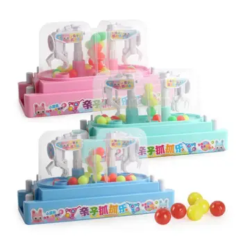 

1Set Mini Ball Catcher Manual Catch Candy Machine Balls Grabber Toys for Kids Children Play House Toy Intelligent Gifts