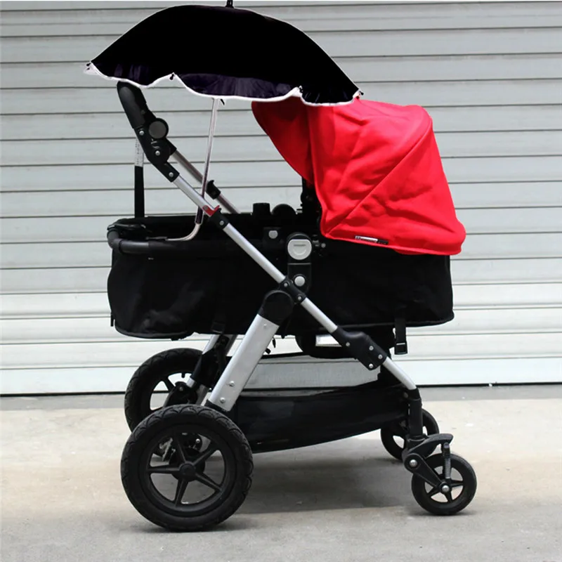 Adjustable Baby Stroller Car Sunshade Umbrella with Clip Kids Pram Sun