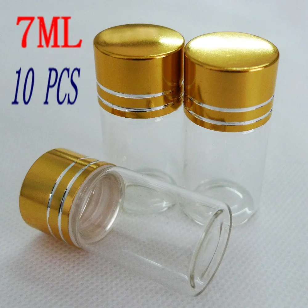 10 PCS 7ML 22*40mm Mason Jar Empty Tranparent Lot Small Glass Bottle