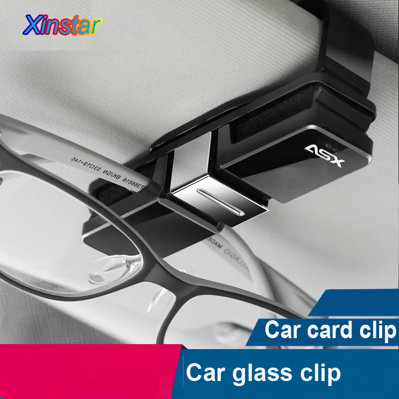 

PC car sunshade decoration sticker car glass clip For MITSUBISHI ASX 2011 2012 2013 2014 2015 Car Accessories