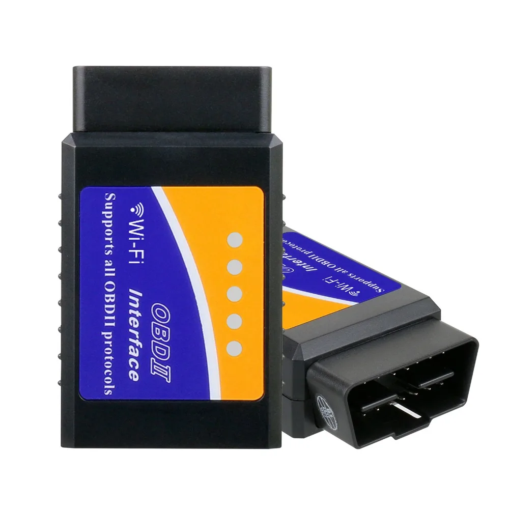 

PICI8F25K80 Chip ELM327 Wifi Scanner Auto OBD2 Diagnostic Tool ELM 327 WIFI OBDII Scanner V 1.5 Wireless For Both Android / IOS