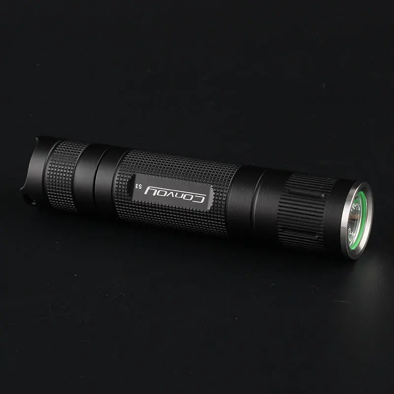 Фонафонарь Convoy S3 Cree XML2 светодиодный черный свет для самообороны кемпинга