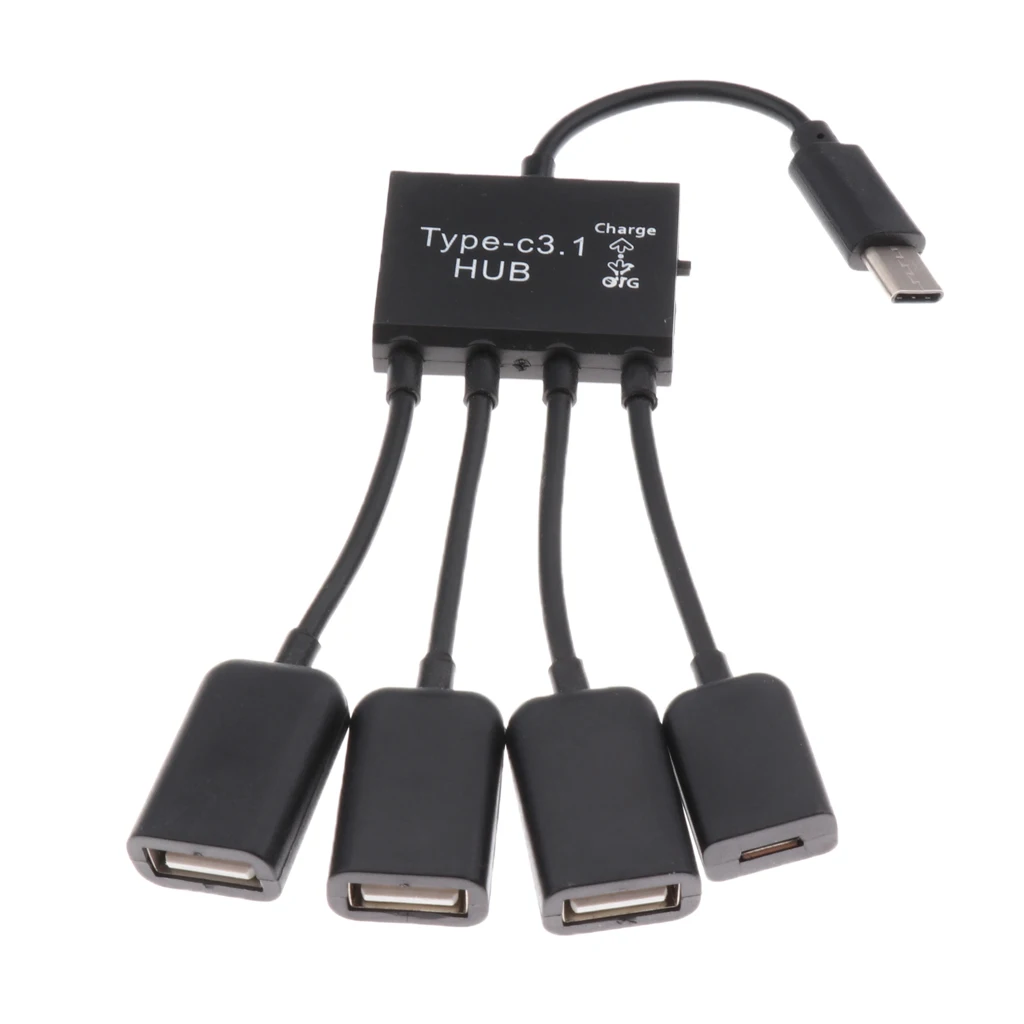 Тройная USB 3 1 Type C папа Мама l USB2.0 + Micro 4 в OTG концентратор|Сетевые инструменты| |