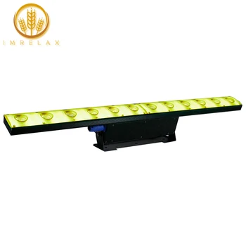 

IMRELAX Pixel Bar Light Full Color Background 12*3W Warm White LED with 72pcs RGB 3in1 SMD LED Pixel Bar DJ Stage Disco Light