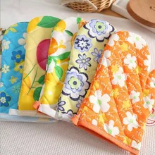 Лидер продаж из мультфильма «Холодное сердце», 1 шт., с героями мультфильмов Кухня кухонная принадлежность, микроволновая печь духовка Изоляция Нескользящая Перчатка Безопасности Кухня аксессуар Стиль в случайном порядке