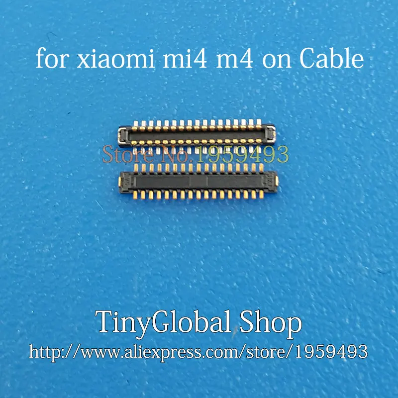 XGE Новый гнезда соединителя FPC для Xiaomi mi 4 ЖК-дисплей экран разъем порт на кабель