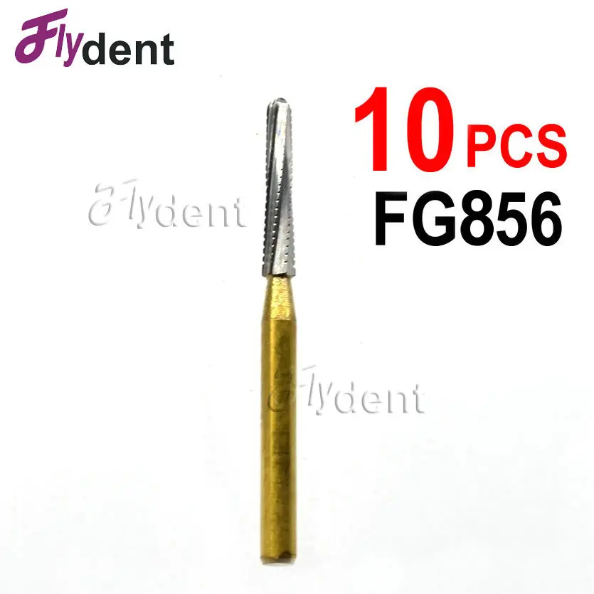 Beste 10 stks gratis verzending dental burs hoge snelheid tandheelkundige product Tandheelkundige Lab Carbide Burs FG856
