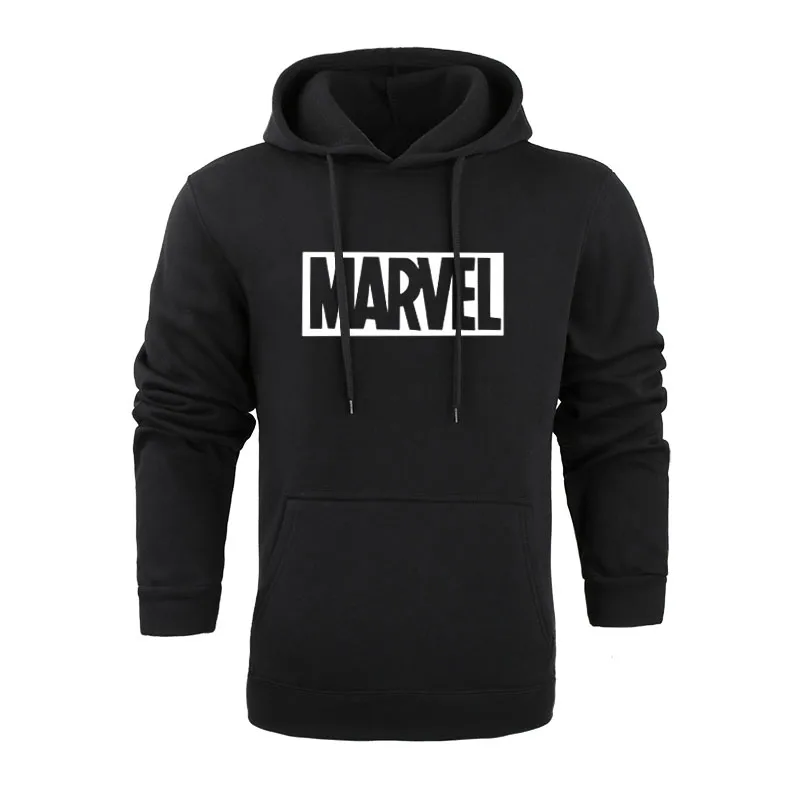 2018 осенние и зимние брендовые толстовки для мужчин высокого качества MARVEL с