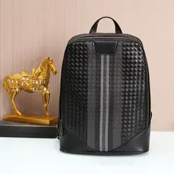 Kaisiludi вышивка кожаная мужская сумка на двух ремнях сумка модный рюкзак верхний слой воловья коса сумка для ноутбука
