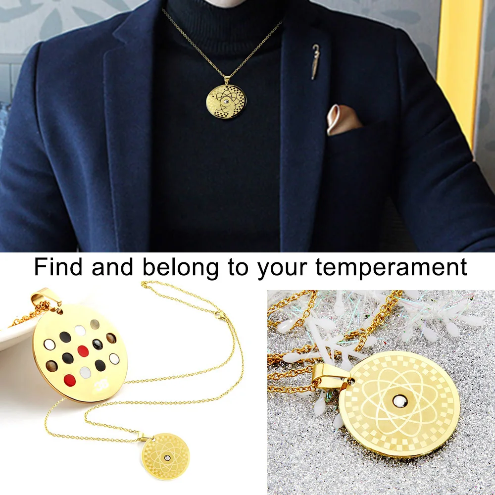 1722 women  7in1  gold pendant