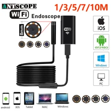 Antscope Wifi Endoscope Camera Android 720P Iphone Borescope Waterproof Camera Endoscopic Semi Rigid Hard Tube iOS Endoscope