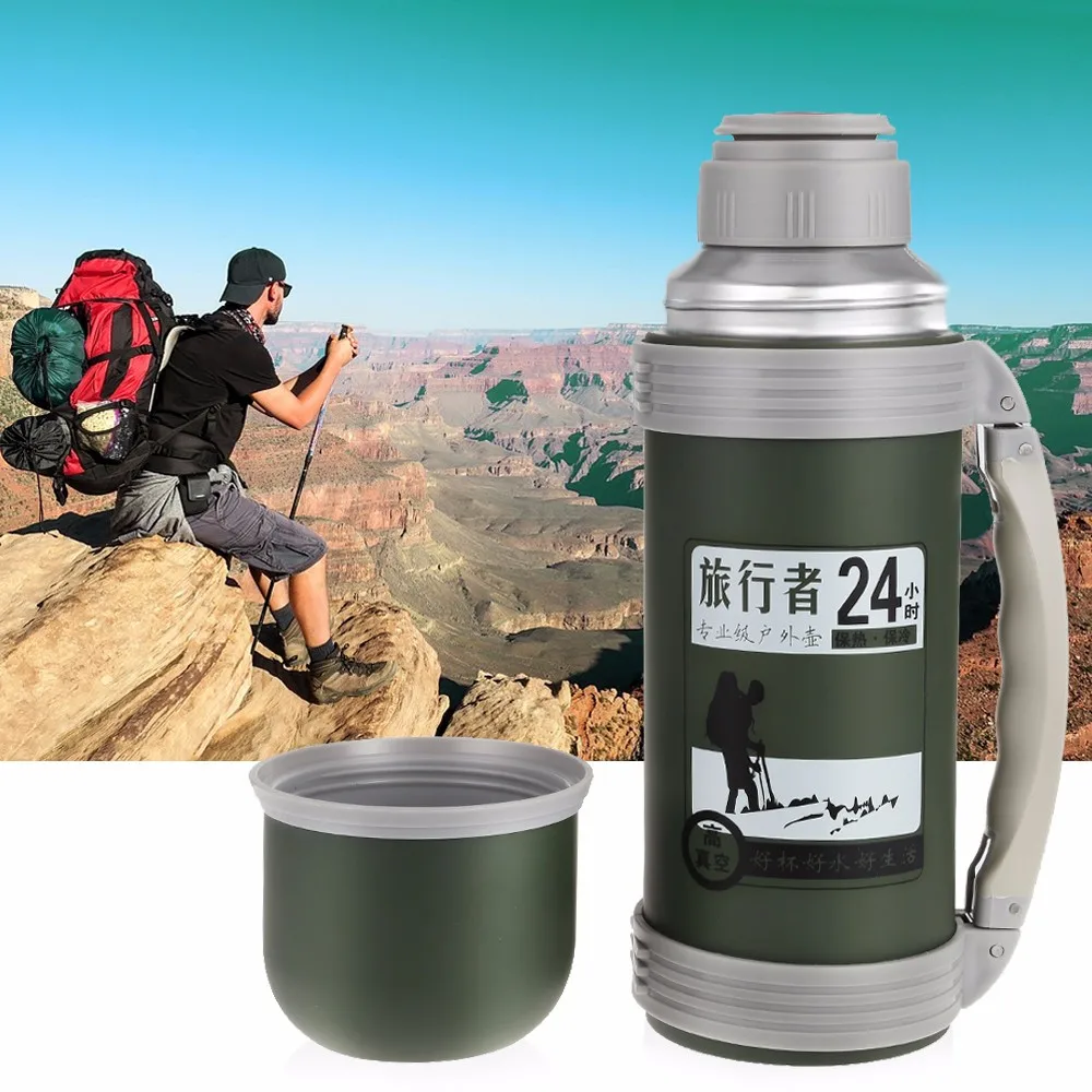 1.2L Stainless Steel Vacuum Cup Travel Mug