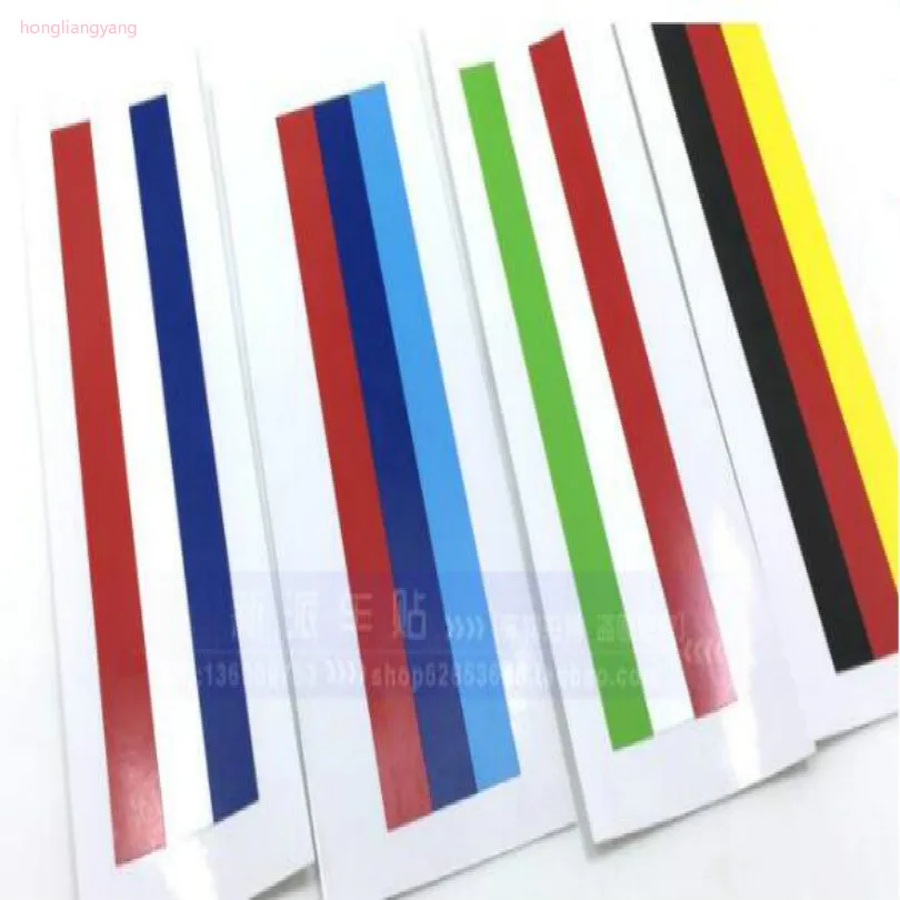 

15*3 cm pvc Germany Italy France National flag steering wheel stickers PVC car sticker for steering-wheel