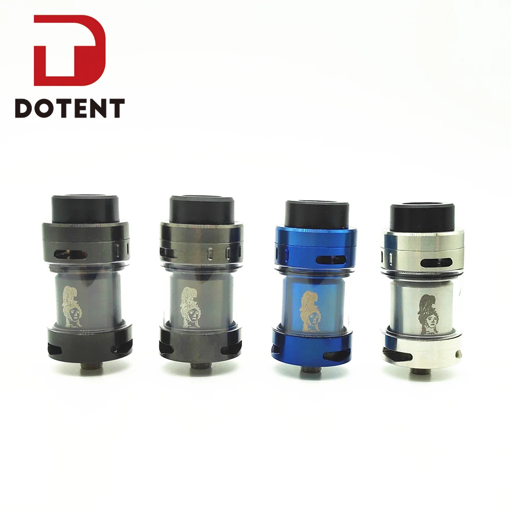 

DOTENT Athena Intake RTA Atomizer 510 Thread 3.5ml Dual Coils Adjustable Air Flow Atomizador Electronic Cigarette Tank for Vape