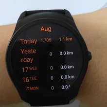 Продукт 1,4 дюймов Ticwatch 2 самые интерактивные смарт-часы телефон часы наручные часы с 512 М Ram 4G Rom wifi gps 300mha батарея