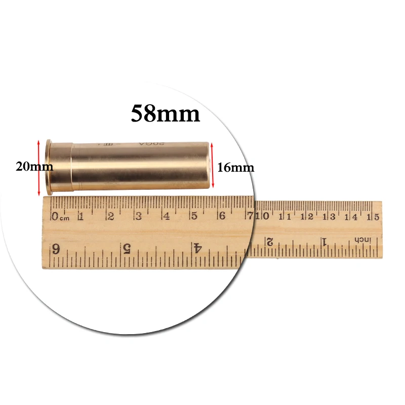 Бесплатная доставка Тактический Охота CAL20GA Калибр датчик Картридж красный лазер SIGHTER 20GA Boresight быстрый