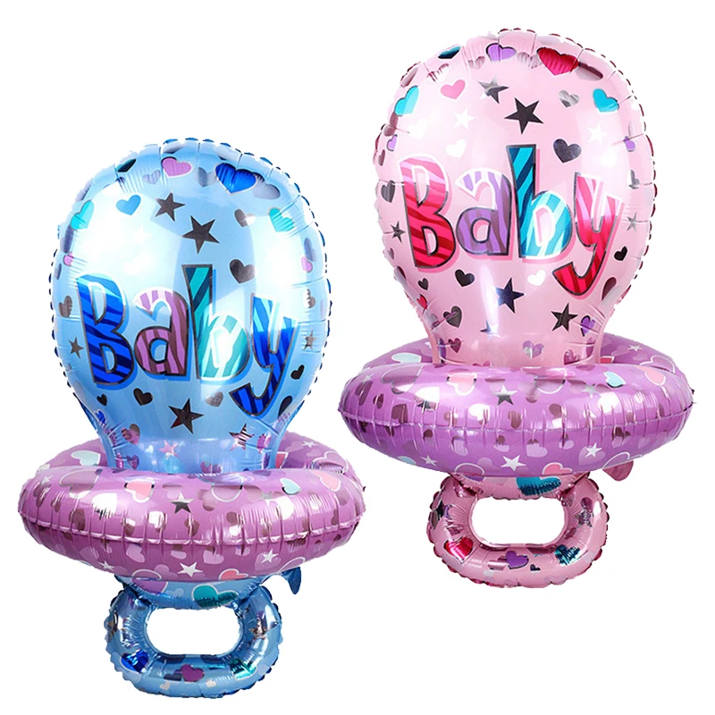 1pcs Baby Pacifier Foil Balloons Large Size 88*55cm For Baby Shower Birthday Party Decoration