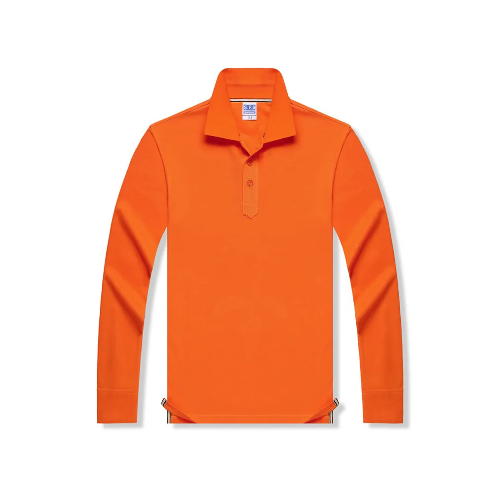 3XL Новинка весны одноцветное Для мужчин брендовая рубашка-поло Camisa поло с длинным рукавом Повседневное Для мужчин Облегающая рубашка поло Camisetas рубашки поло