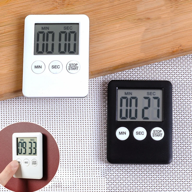 Square Cooking Timer Alarm Clock Count Up Countdown Timer Fashion