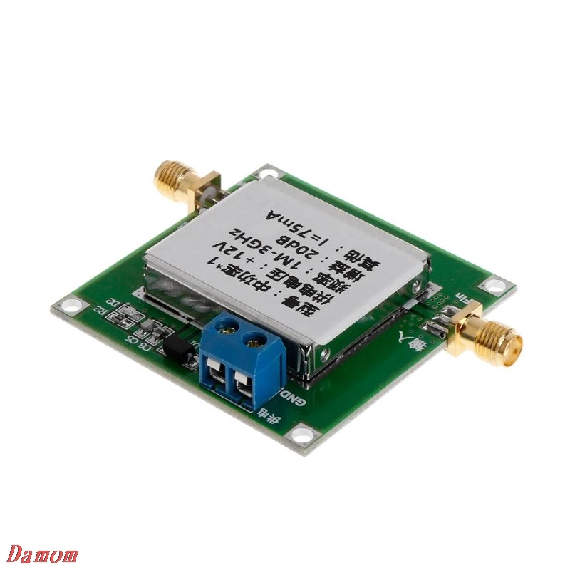1 3000 МГц 2 4 ГГц 20 дБ LNA RF широкополосный малошумный усилитель UHF модуль HF