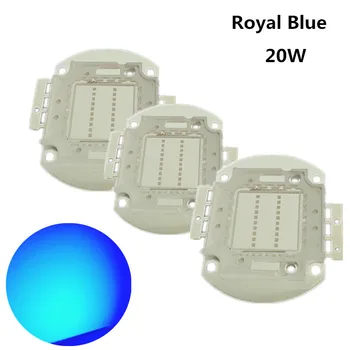 

20W Royal Blue Color 445-450NM High Power LED Lamp Light For Plant Grow Light Aquarium