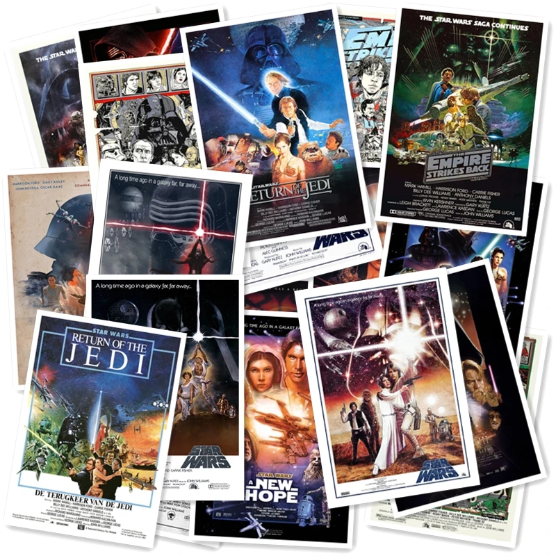 A1-72# Star Wars 20/шт. Наклейки Серия 6 Дорожный чемодан гитара велосипед Телефон раздвижная пластина Граффити стиль водонепроницаемые наклейки