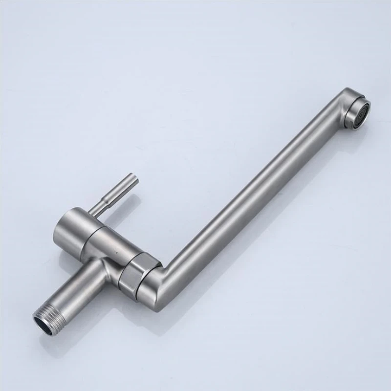 

1PC Nickle Brushed Kitchen Sink Faucet Swivel roatated Kitchen Basin Faucets Mixer Tap or Soap Dispenser Wall Mounted