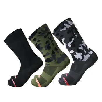 SKY KNIGHT Olive Green Camouflage Cycling Socks MTB Bike Polyester Breathable Road Bicycle Socks For Sport Cycling Equipment 2