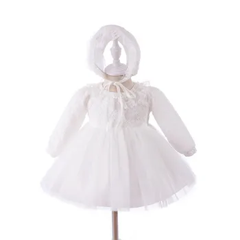 

Red Beige Baby Girl Baptism Dresses Lace Infant Christmas Outfit Baby Girl Dresses Party and Wedding Frocks 1st 2nd Birthday